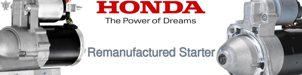 Discover Honda Starter Motors For Your Vehicle