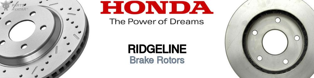Discover Honda Ridgeline Brake Rotors For Your Vehicle