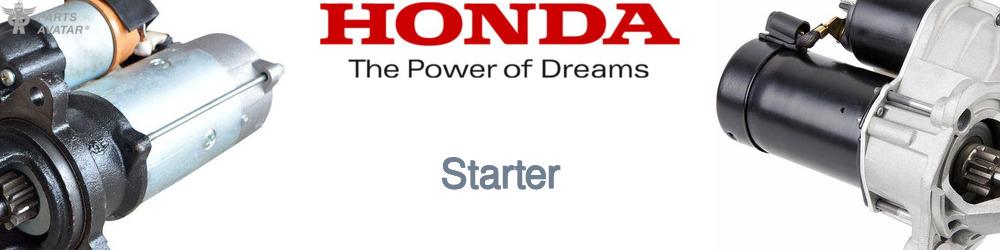 Discover Honda Starters For Your Vehicle