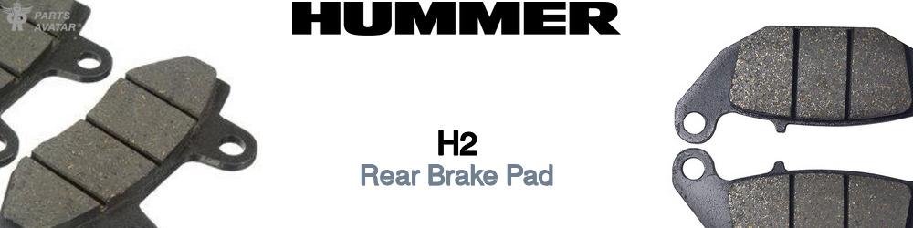 Hummer H2 Rear Brake Pad