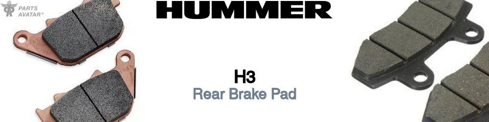 Discover Hummer H3 Rear Brake Pads For Your Vehicle