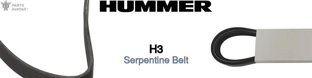 Discover Hummer H3 Serpentine Belts For Your Vehicle