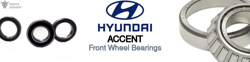 Hyundai Accent Front Wheel Bearings