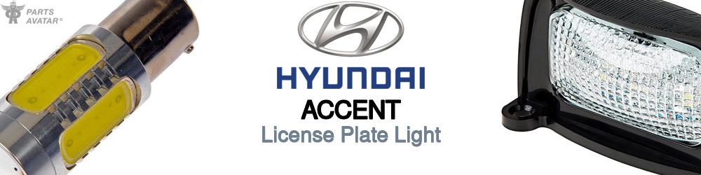 Discover Hyundai Accent License Plate Light For Your Vehicle