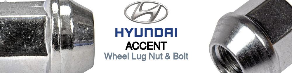 Hyundai Accent Wheel Lug Nut & Bolt