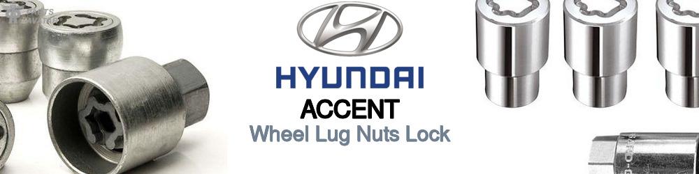 Hyundai Accent Wheel Lug Nuts Lock