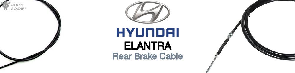 Discover Hyundai Elantra Rear Brake Cable For Your Vehicle