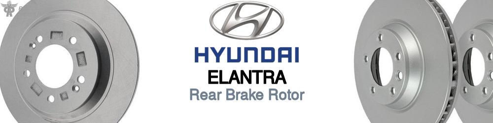 Discover Hyundai Elantra Rear Brake Rotors For Your Vehicle