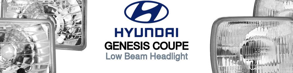 Discover Hyundai Genesis coupe Low Beam Bulbs For Your Vehicle