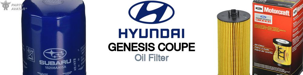 Discover Hyundai Genesis coupe Engine Oil Filters For Your Vehicle