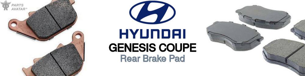 Discover Hyundai Genesis coupe Rear Brake Pads For Your Vehicle