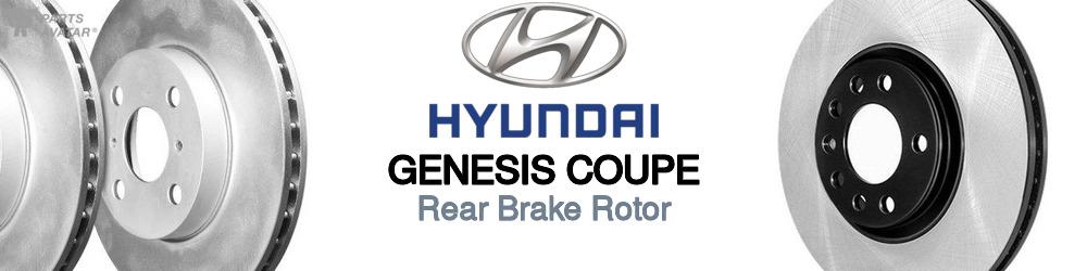 Discover Hyundai Genesis coupe Rear Brake Rotors For Your Vehicle