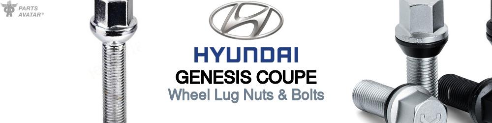 Discover Hyundai Genesis coupe Wheel Lug Nuts & Bolts For Your Vehicle