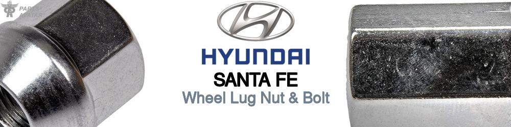 Hyundai Santa Fe Wheel Lug Nut & Bolt