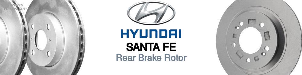 Discover Hyundai Santa fe Rear Brake Rotors For Your Vehicle