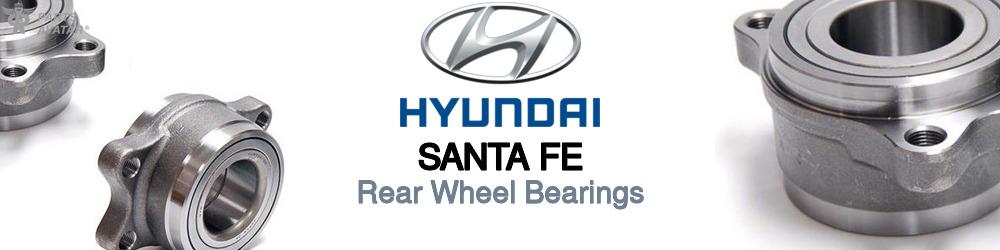 Discover Hyundai Santa fe Rear Wheel Bearings For Your Vehicle