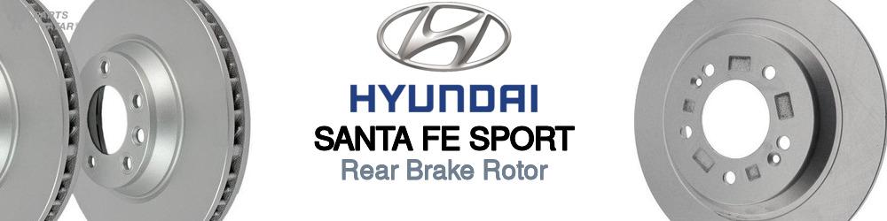 Discover Hyundai Santa fe sport Rear Brake Rotors For Your Vehicle