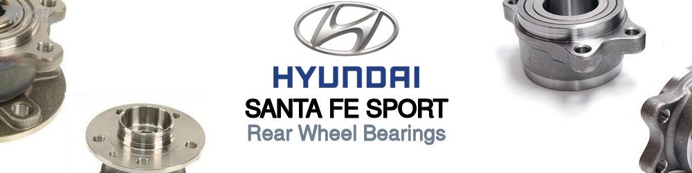 Discover Hyundai Santa fe sport Rear Wheel Bearings For Your Vehicle