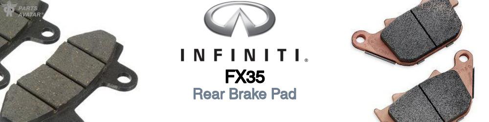 Infiniti FX35 Rear Brake Pad