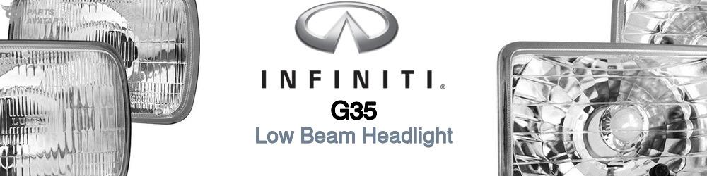 Discover Infiniti G35 Low Beam Bulbs For Your Vehicle