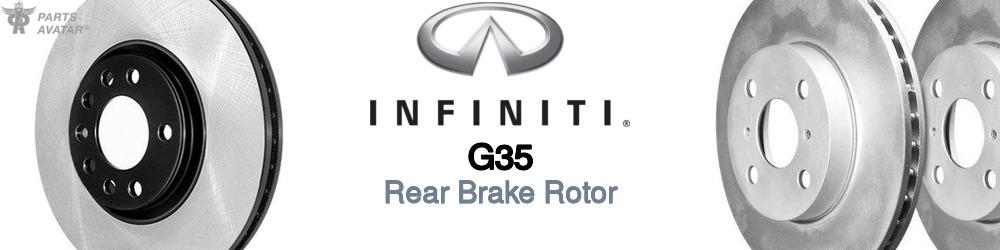 Discover Infiniti G35 Rear Brake Rotors For Your Vehicle