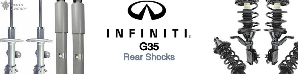 Discover Infiniti G35 Rear Shocks For Your Vehicle