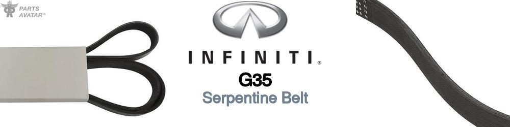 Discover Infiniti G35 Serpentine Belts For Your Vehicle