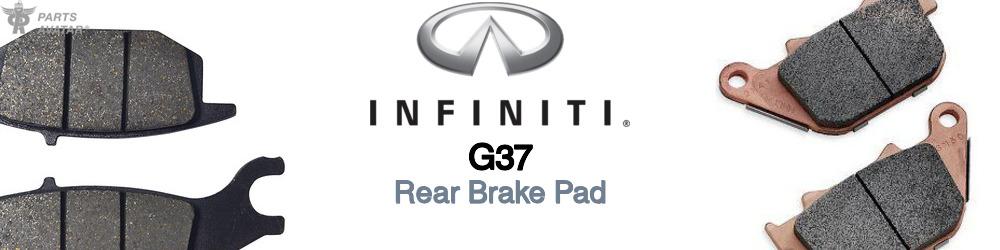 Discover Infiniti G37 Rear Brake Pads For Your Vehicle