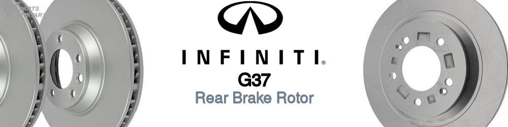Discover Infiniti G37 Rear Brake Rotors For Your Vehicle