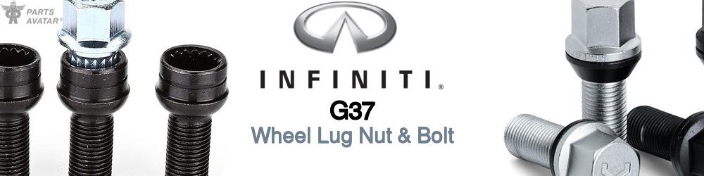 Discover Infiniti G37 Wheel Lug Nut & Bolt For Your Vehicle