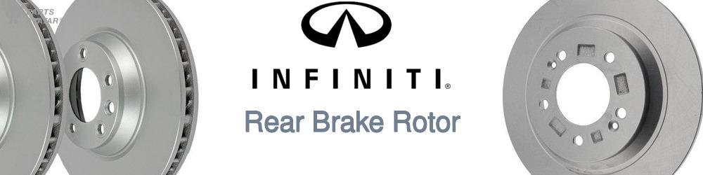 Discover Infiniti Rear Brake Rotors For Your Vehicle