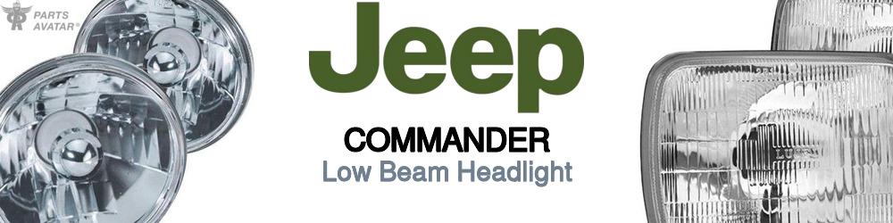 Discover Jeep truck Commander Low Beam Bulbs For Your Vehicle