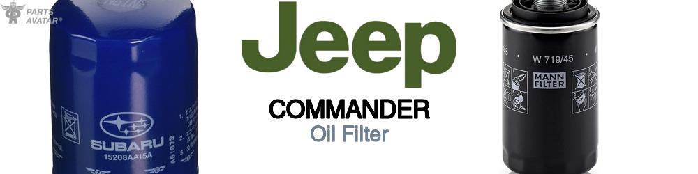 Discover Jeep truck Commander Engine Oil Filters For Your Vehicle
