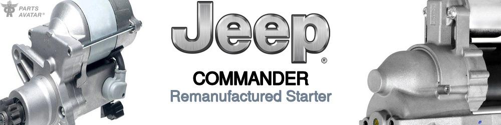Discover Jeep truck Commander Starter Motors For Your Vehicle