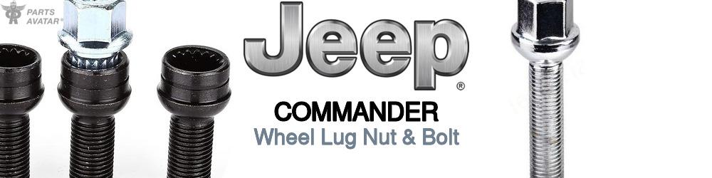 Discover Jeep truck Commander Wheel Lug Nut & Bolt For Your Vehicle