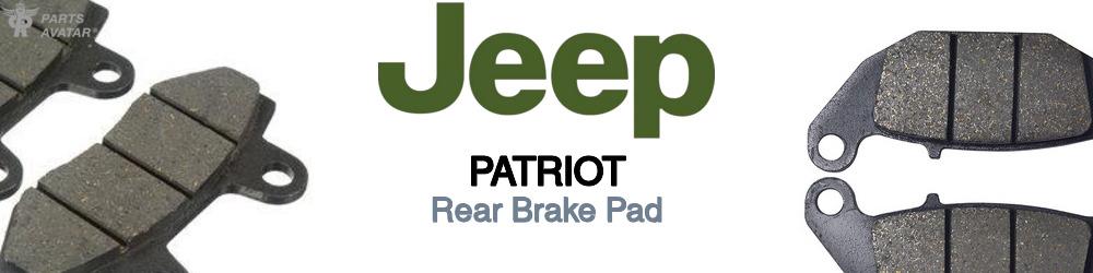 Discover Jeep truck Patriot Rear Brake Pads For Your Vehicle