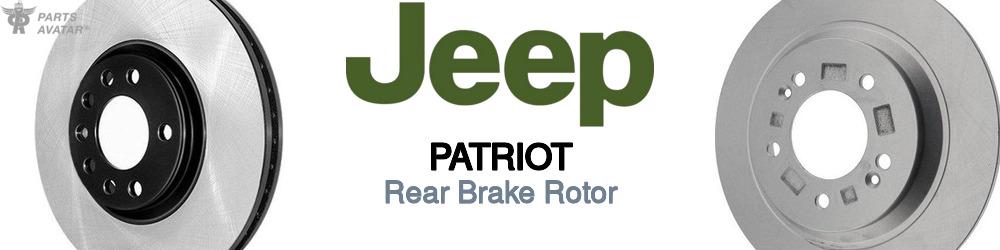 Discover Jeep truck Patriot Rear Brake Rotors For Your Vehicle