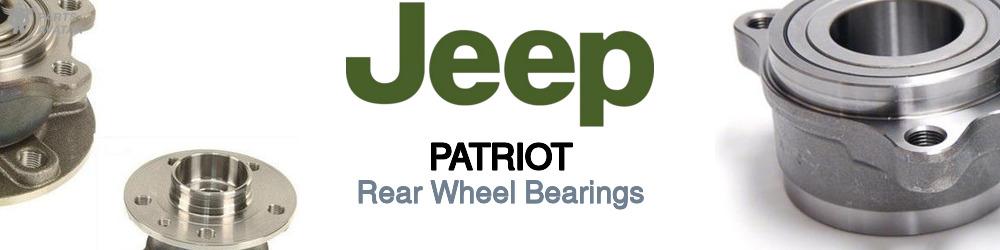 Discover Jeep truck Patriot Rear Wheel Bearings For Your Vehicle