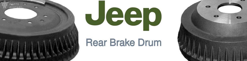 Discover Jeep truck Rear Brake Drum For Your Vehicle