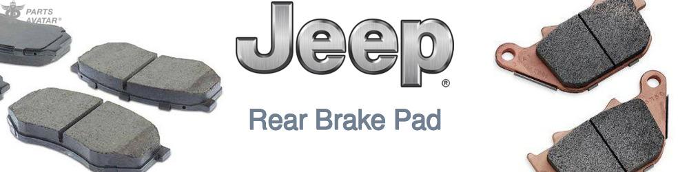 Discover Jeep truck Rear Brake Pads For Your Vehicle