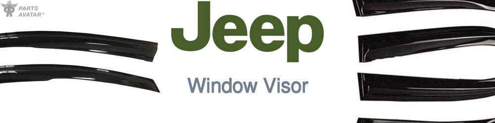 Discover Jeep truck Window Visors For Your Vehicle