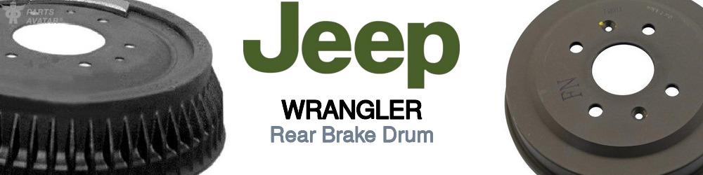 Discover Jeep truck Wrangler Rear Brake Drum For Your Vehicle