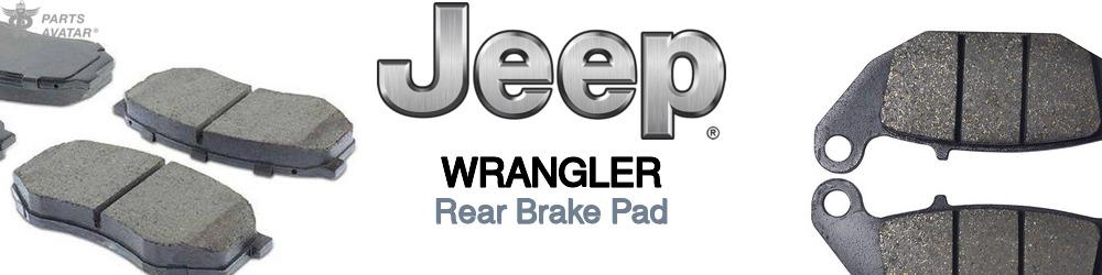 Discover Jeep truck Wrangler Rear Brake Pads For Your Vehicle