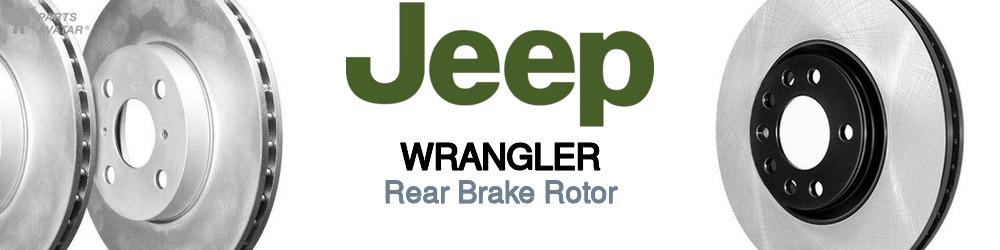 Discover Jeep truck Wrangler Rear Brake Rotors For Your Vehicle