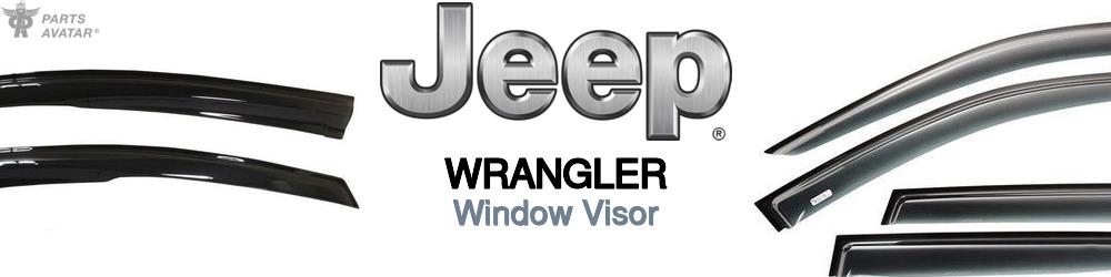 Discover Jeep truck Wrangler Window Visors For Your Vehicle