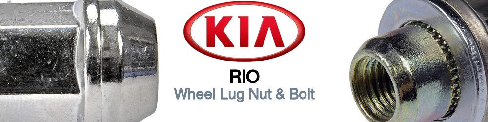 Kia Rio Wheel Lug Nut & Bolt