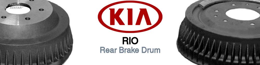 Discover Kia Rio Rear Brake Drum For Your Vehicle