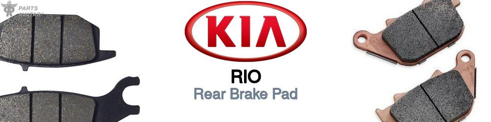 Discover Kia Rio Rear Brake Pads For Your Vehicle