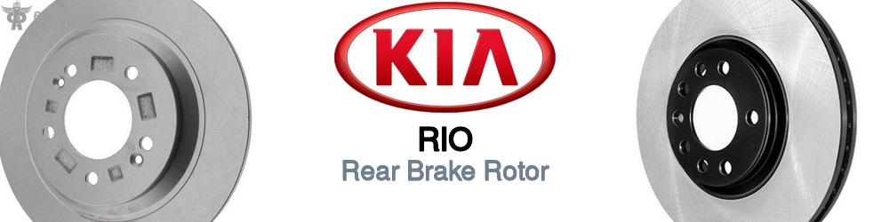 Discover Kia Rio Rear Brake Rotors For Your Vehicle