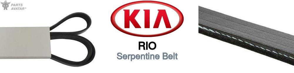 Discover Kia Rio Serpentine Belts For Your Vehicle